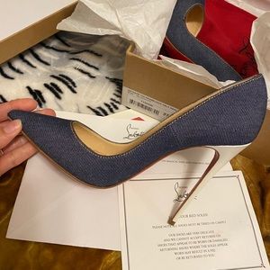 STILL AVAILABLE Denim so Kate Christian Louboutin